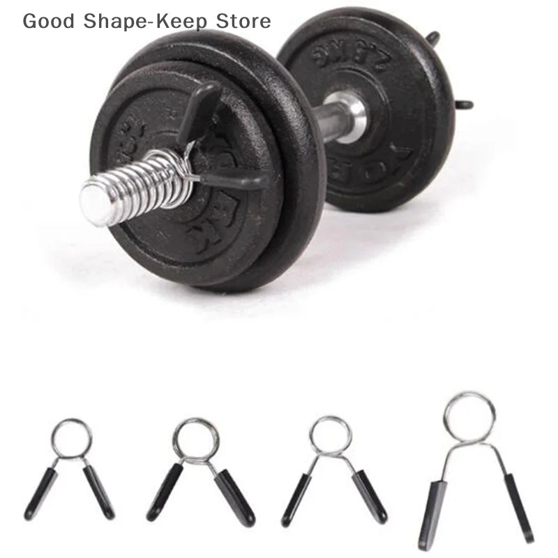 Spring Collar Clips – Barbell and Dumbbell Lock