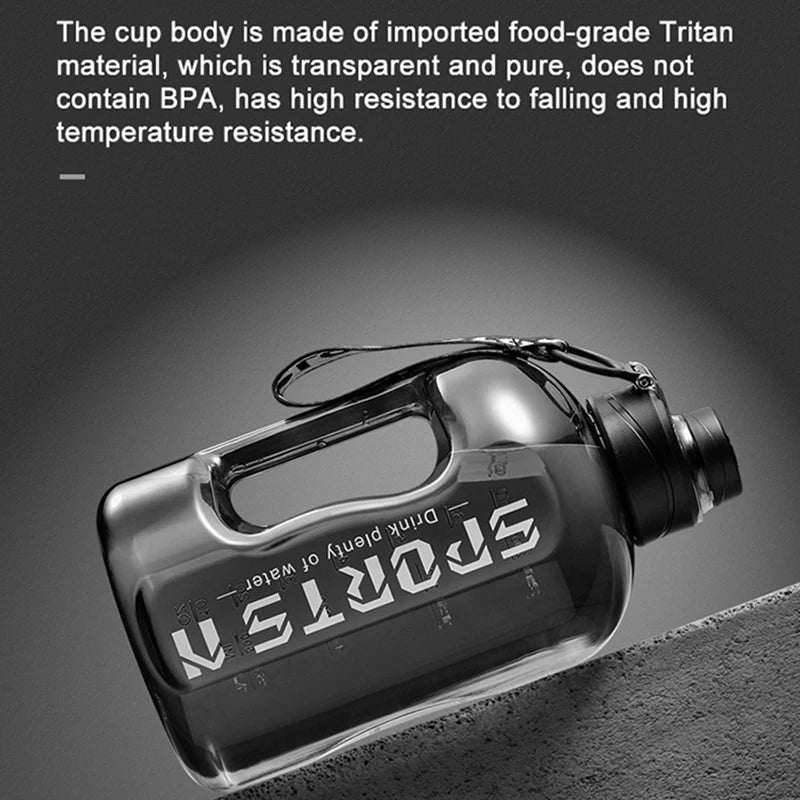 Large Capacity Water Jug 2.7L / 1.7L – Leak-Proof