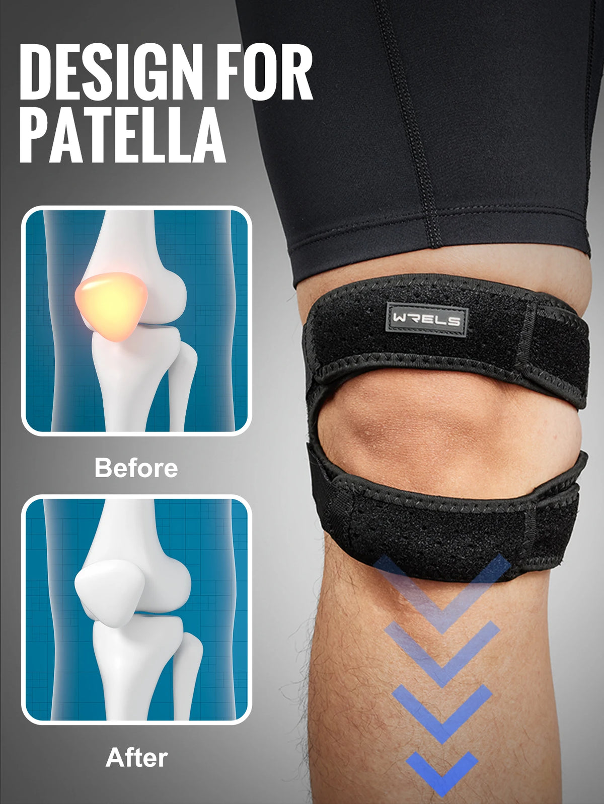 Adjustable Patella Knee Strap – Sports Support