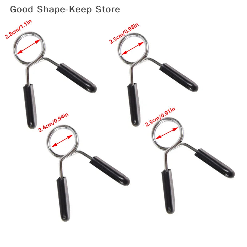 Spring Collar Clips – Barbell and Dumbbell Lock