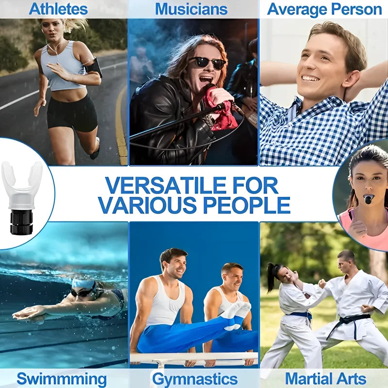 Adjustable Breathing Trainer – Portable Silicone