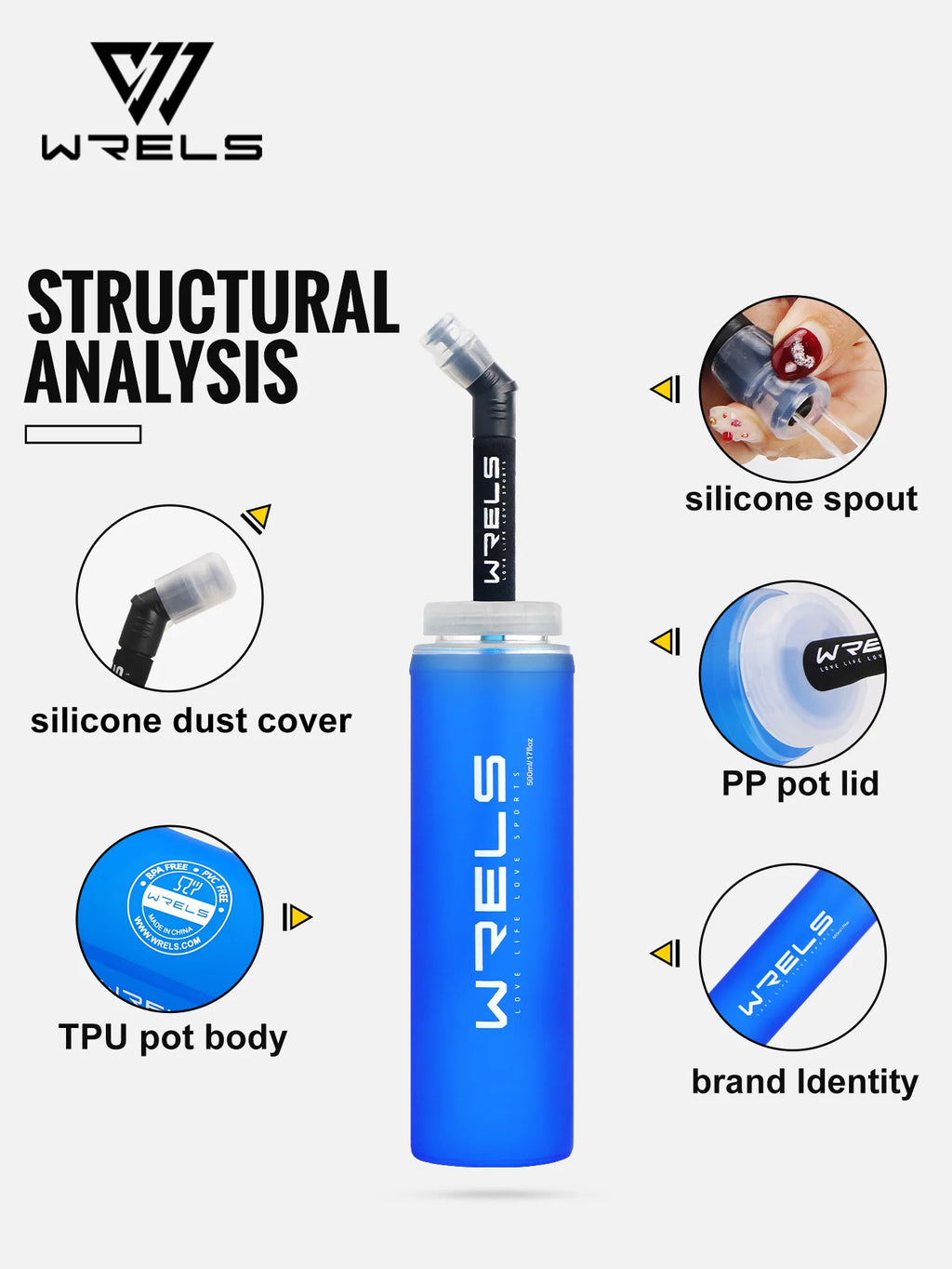 Collapsible Soft Flask 500ml – BPA-Free