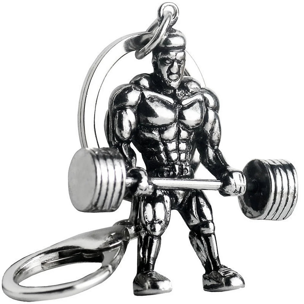 Alloy Dumbbell Keychain – Gym Gift