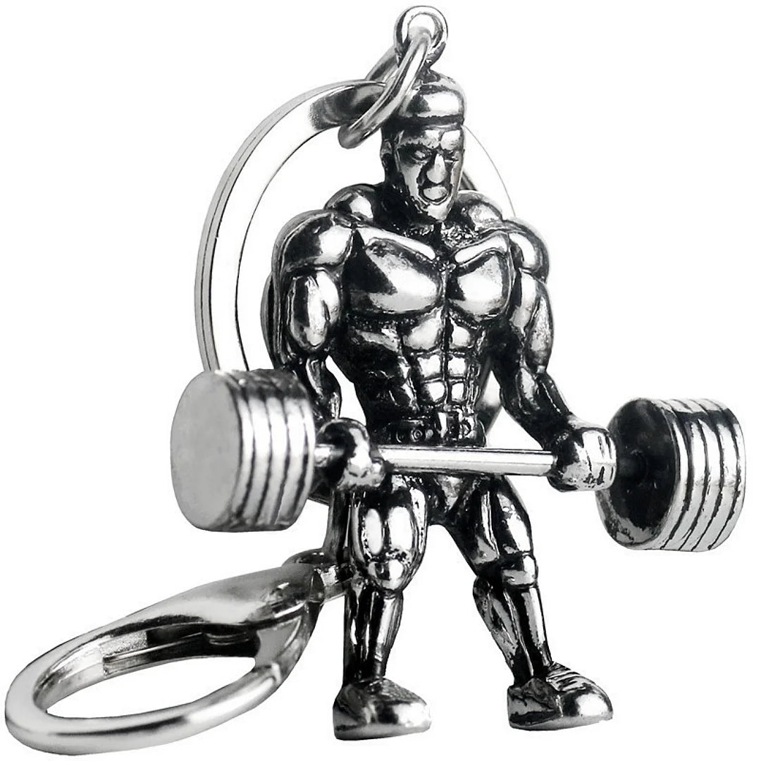 Alloy Dumbbell Keychain – Gym Gift