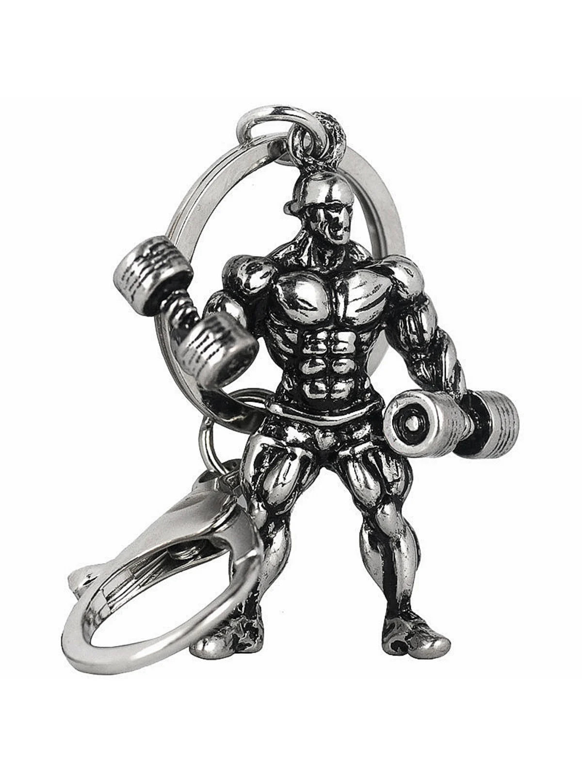 Alloy Dumbbell Keychain – Gym Gift