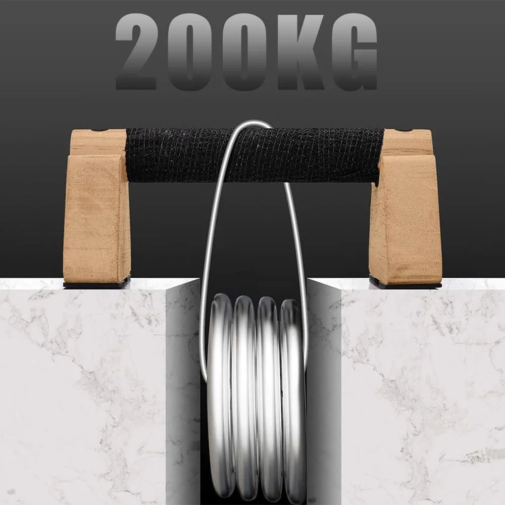 Wooden Push-Up Bars – Non-Slip Parallettes