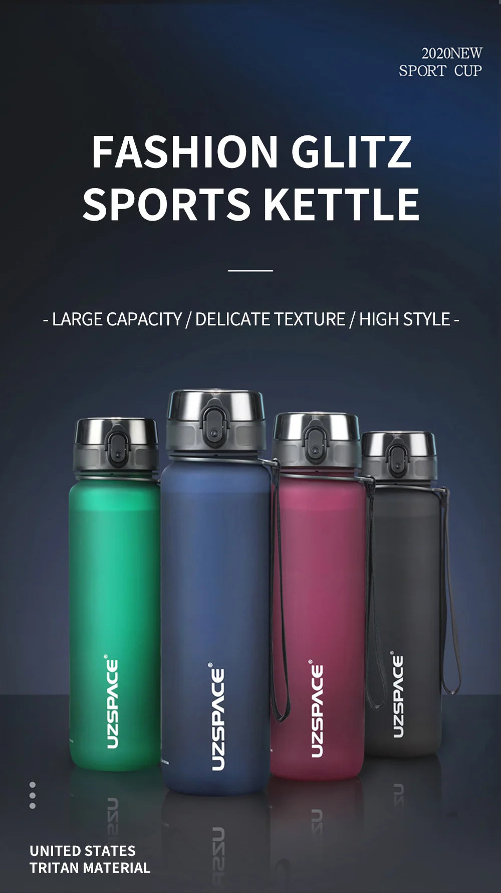 Leak-Proof Sports Water Bottle – BPA-Free