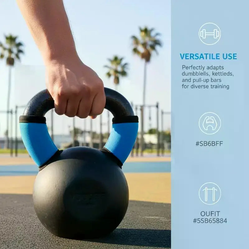 Cushion Grips for Pull-Up Bar and Dumbbells – Anti-Slip