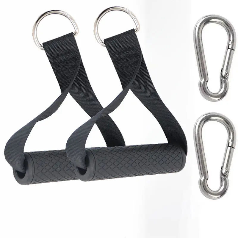 Cable Machine Attachment Kit – Handles, Ankle Strap and Tricep Rope