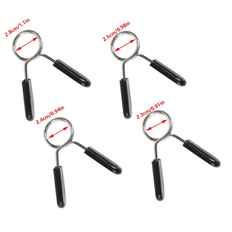 Spring Collar Clips – Barbell and Dumbbell Lock