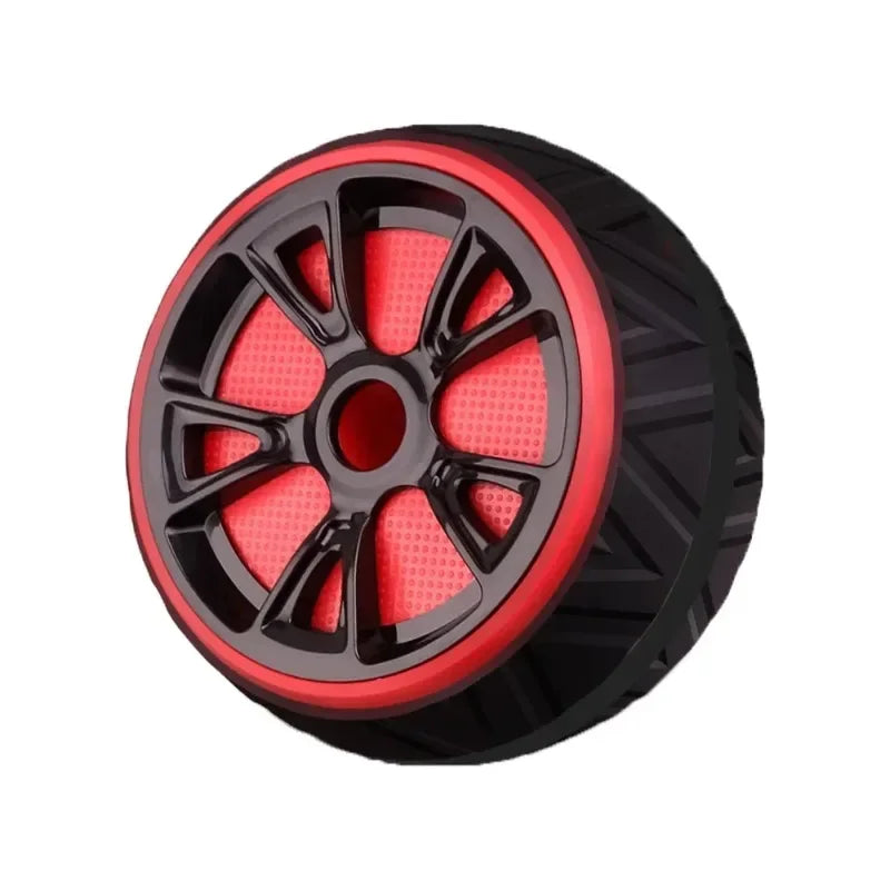 Dual-Wheel Silent Ab Roller with Non-Slip Base