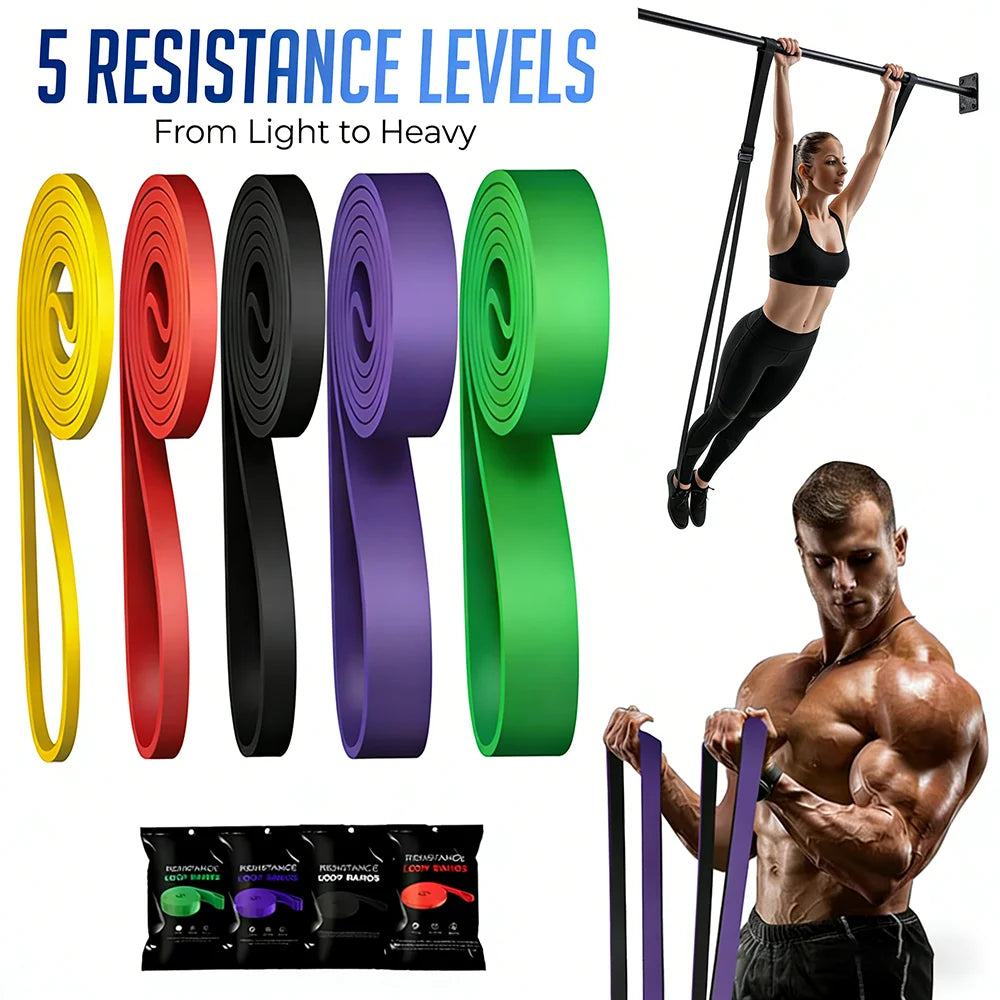 Heavy-Duty Resistance Bands – Multiple Levels