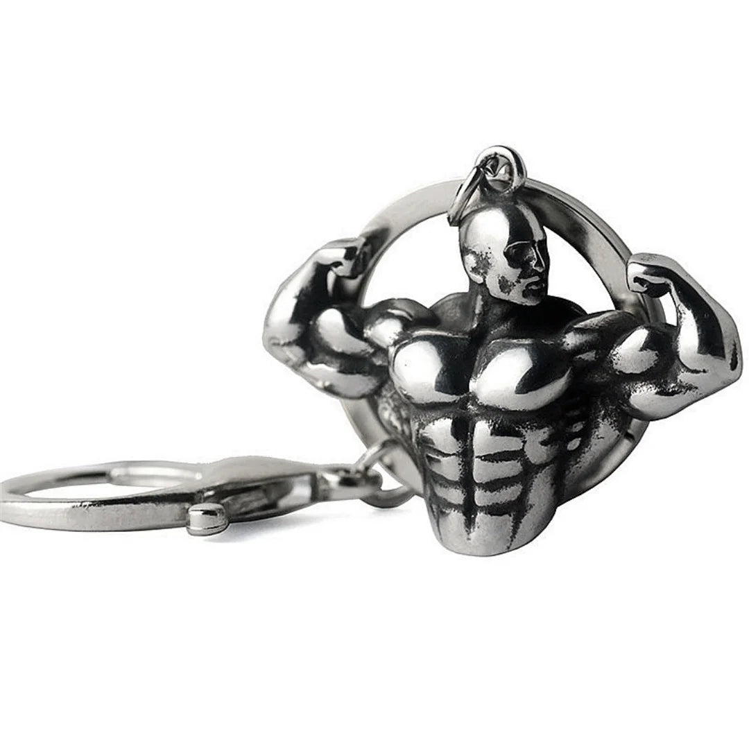 Alloy Dumbbell Keychain – Gym Gift