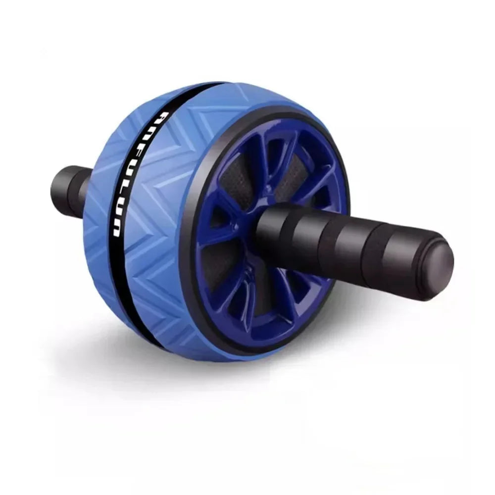 Dual-Wheel Silent Ab Roller with Non-Slip Base