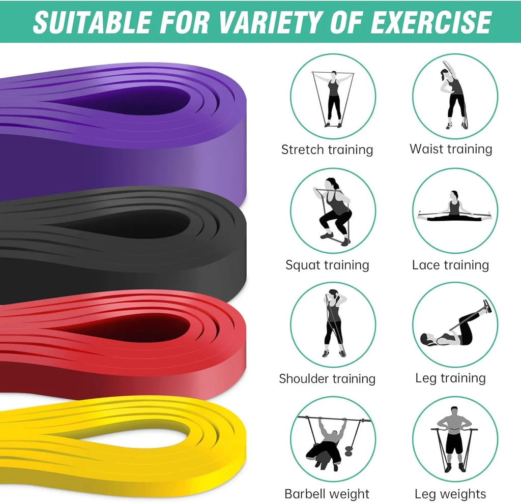 Heavy-Duty Resistance Bands – Multiple Levels